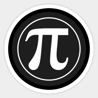 Pi Sign Mathematics Science Sticker